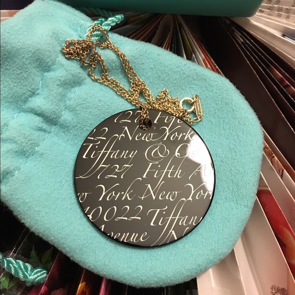 Tiffany & Co. Onyx Note Necklace - Picture 3 of 4
